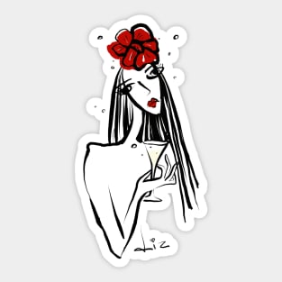 Girl Sticker